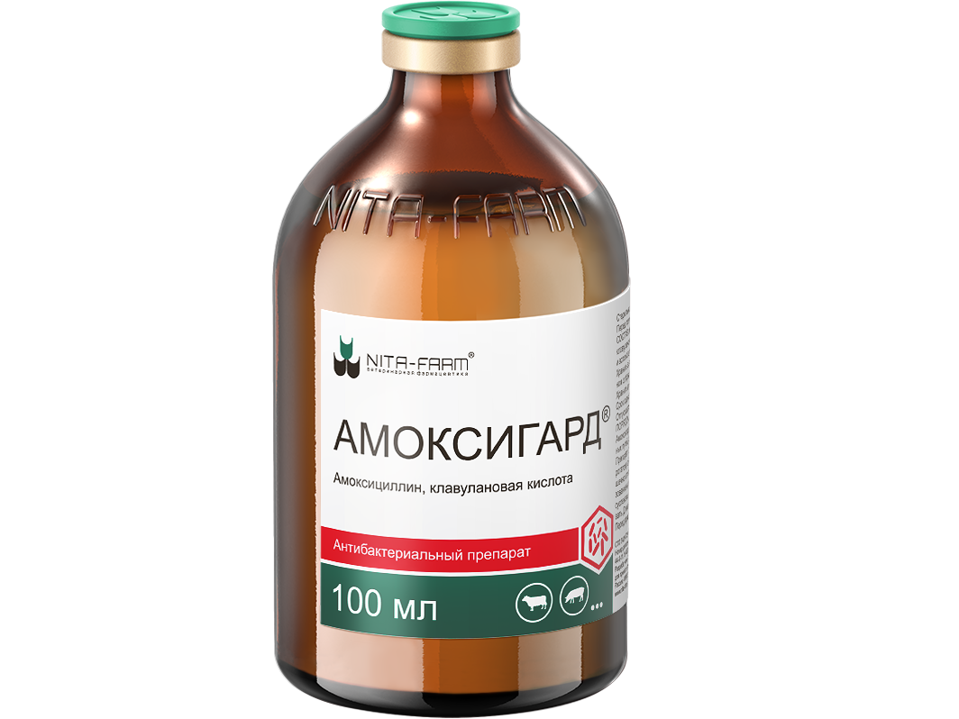 Амоксигард - комбинированный антибактериальный препарат для свиней
