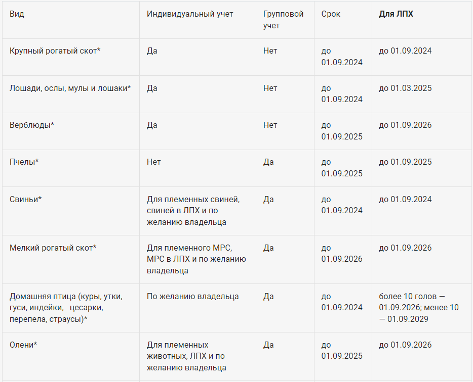 Маркировка животных в 2024 году. Памятка по маркированию и учету животных