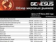 Genesus, обзор мировых рынков. Соединенные Штаты. Июнь 2022